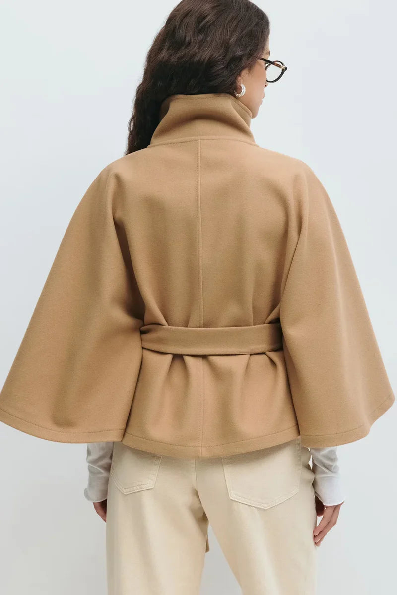 Belt cape jacket