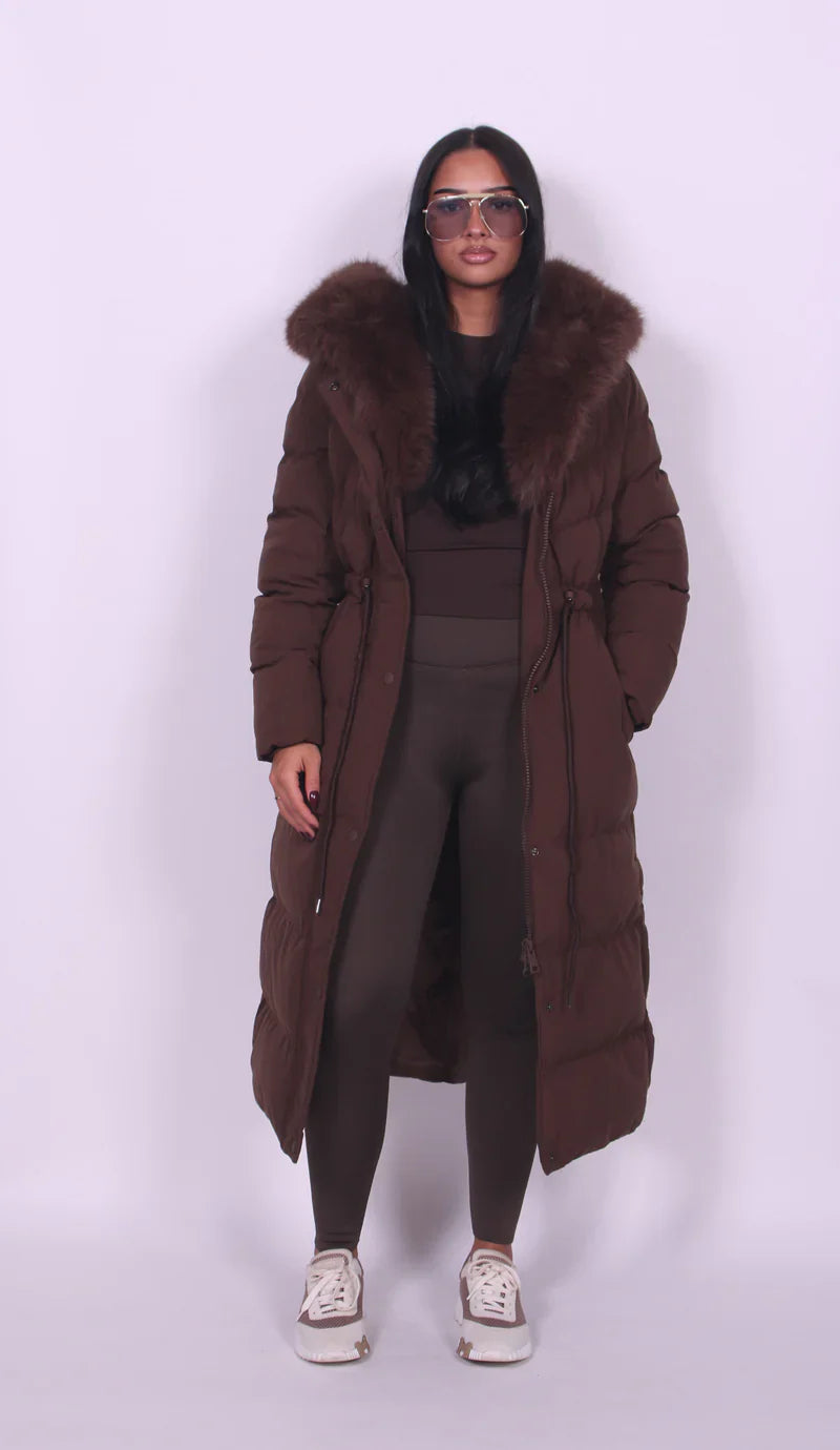 Elise puffer Brown