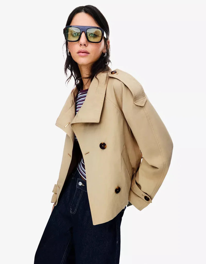 Elise Short Trench Coat