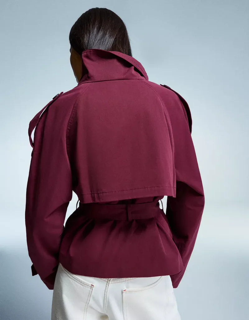 Elise Short Trench Coat
