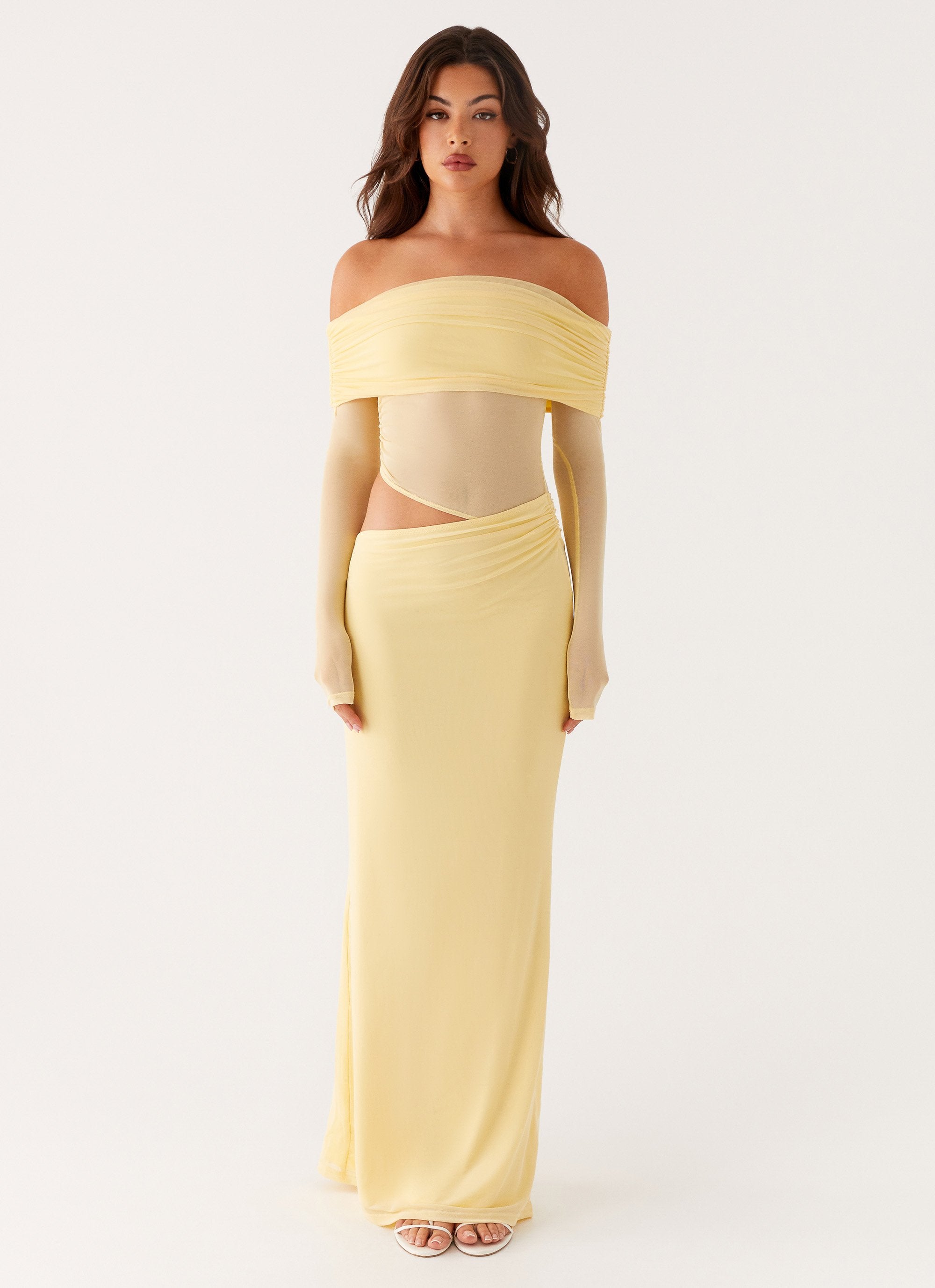Elena Off-Shoulder Maxi Dress