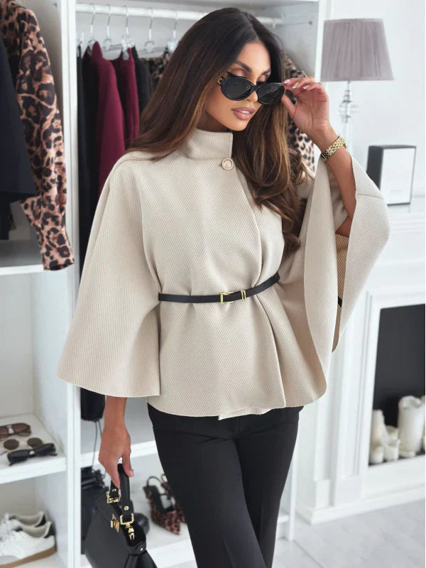 Maria Cape Belt Coat