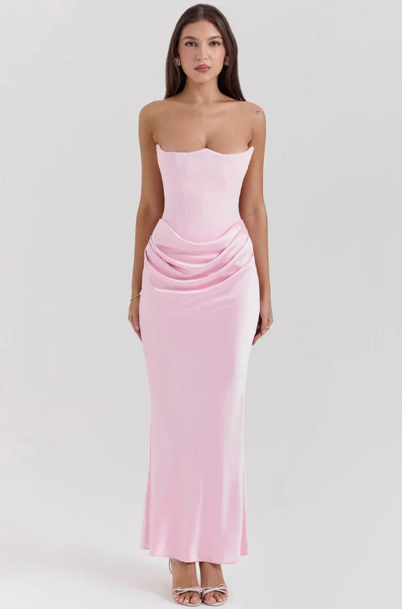 Bella Elegant Strapless Dress